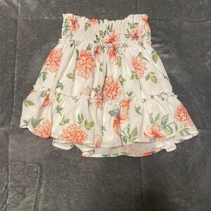 Altar'd state floral mini skirt